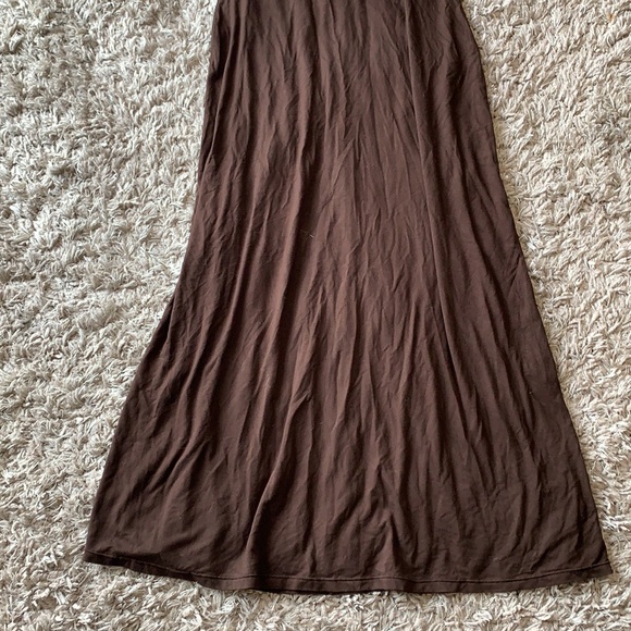 COSABELLA Brown Jersey Knit Maxi Dress - Picture 2 of 7